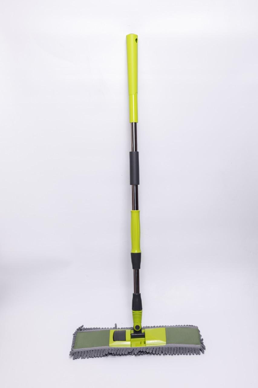 Швабра с телескопической ручкой и насадкой из микрофибры для мытья пола/плитки/ламината (A-035279) - фото 3 Швабра с телескопической ручкой и насадкой из микрофибры для мытья пола/плитки/ламината (A-035279) - фото 3