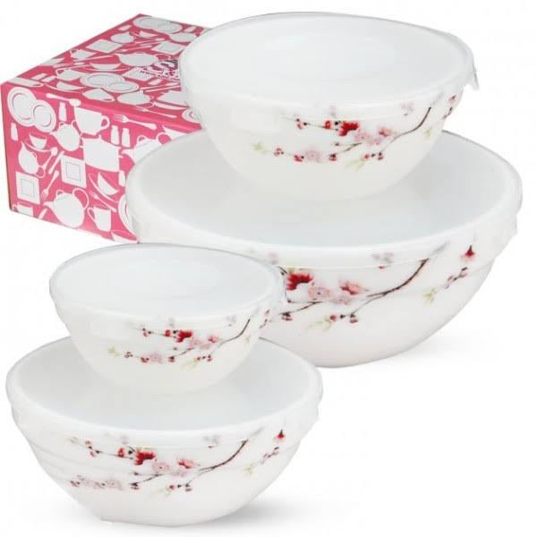Набор салатников с крышкой SNT Японская вишня (MSN-30054-61122)