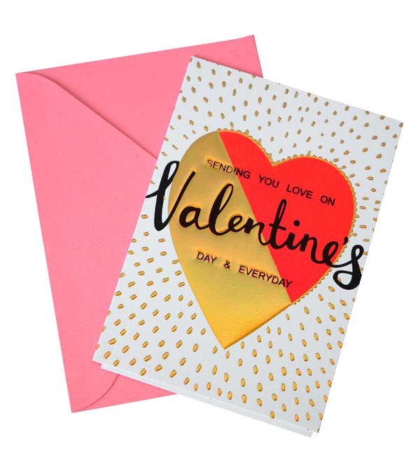 Открытка с конвертом для влюбленных Valentine's (52078)
