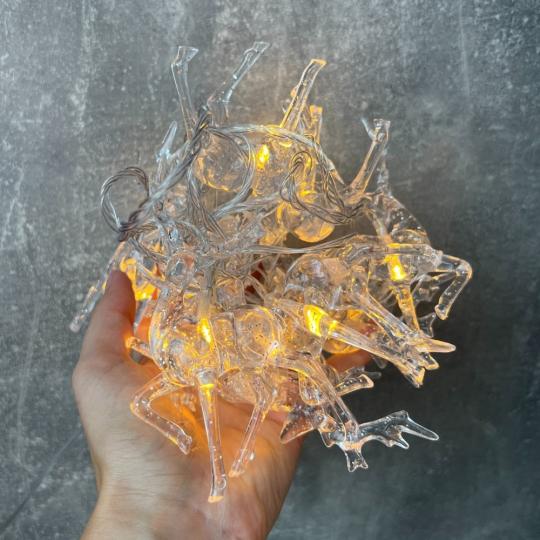 Гирлянда-штора светодиодная Елени из ПВХ 10 LED от электросети 3 м Желтый (150-81-9133-027) - фото 3 Гирлянда-штора светодиодная Елени из ПВХ 10 LED от электросети 3 м Желтый (150-81-9133-027) - фото 3