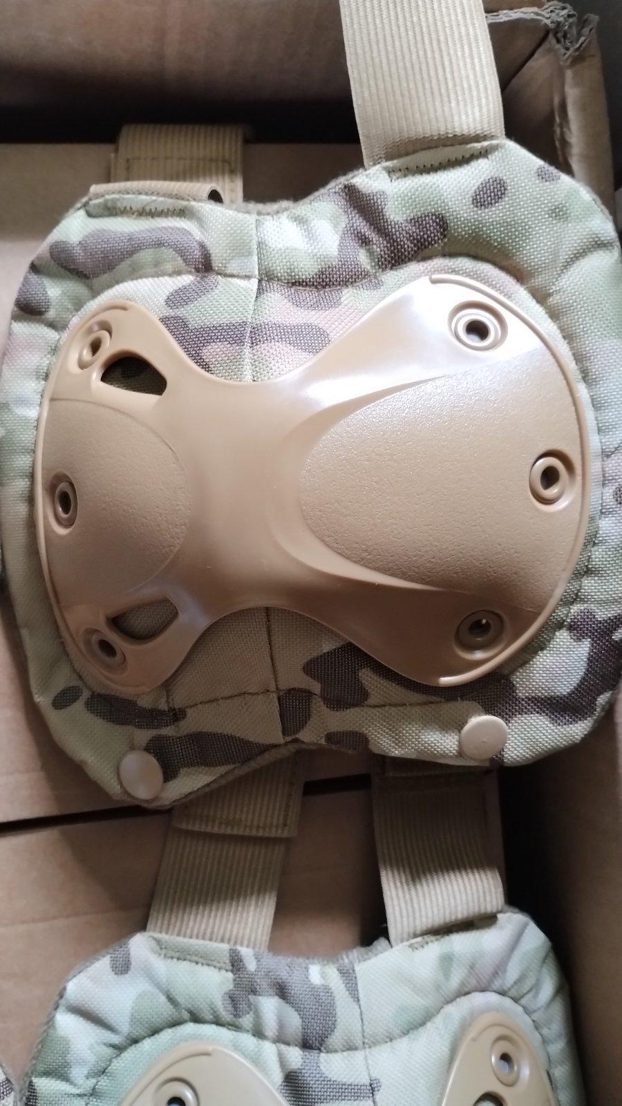 Комплект захисту наколінники та налокітники військові Камуфляж (id_3880) - фото 5 Комплект захисту наколінники та налокітники військові Камуфляж (id_3880) - фото 5