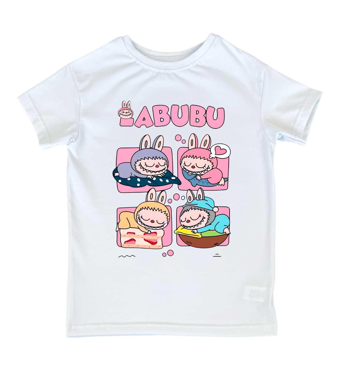Футболка TM Spinogriz СПИ2025 "Labubu" 140 см Білий (26969720)