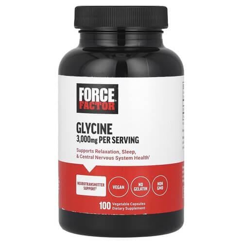 Глицин Force Factor Glycine 100 растительных капс. (FOA-66183) Глицин Force Factor Glycine 100 растительных капс. (FOA-66183)