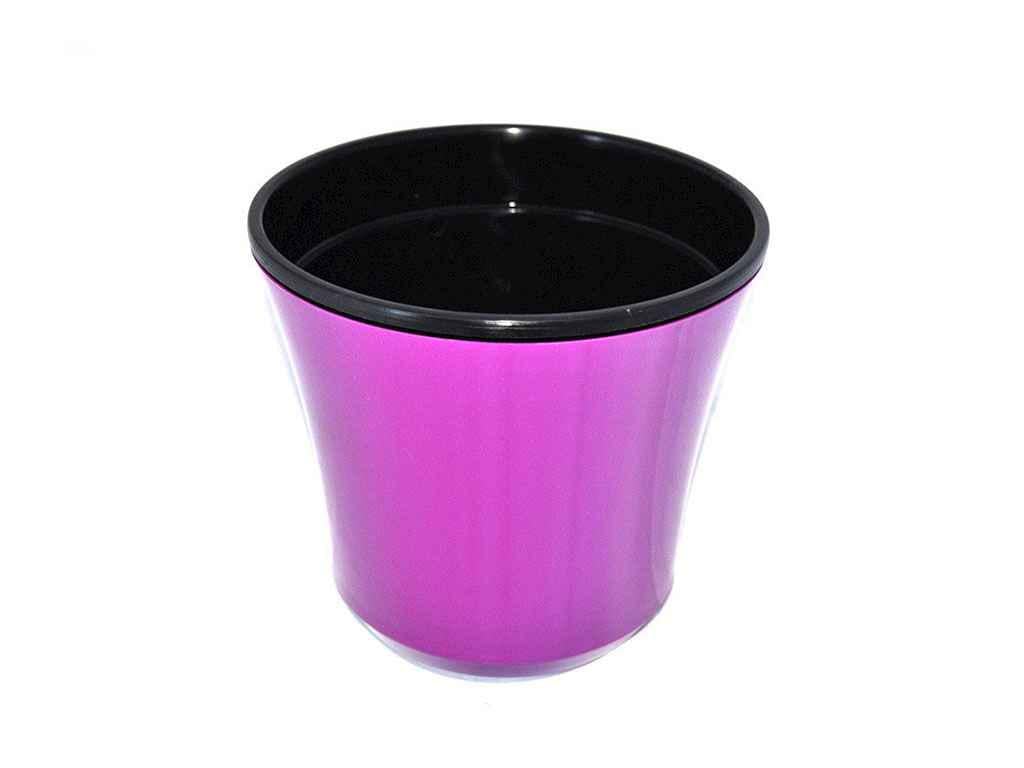 Горщик для квітів Гемопласт 650 мл Камелія d 130 Фіолетовий (387122)