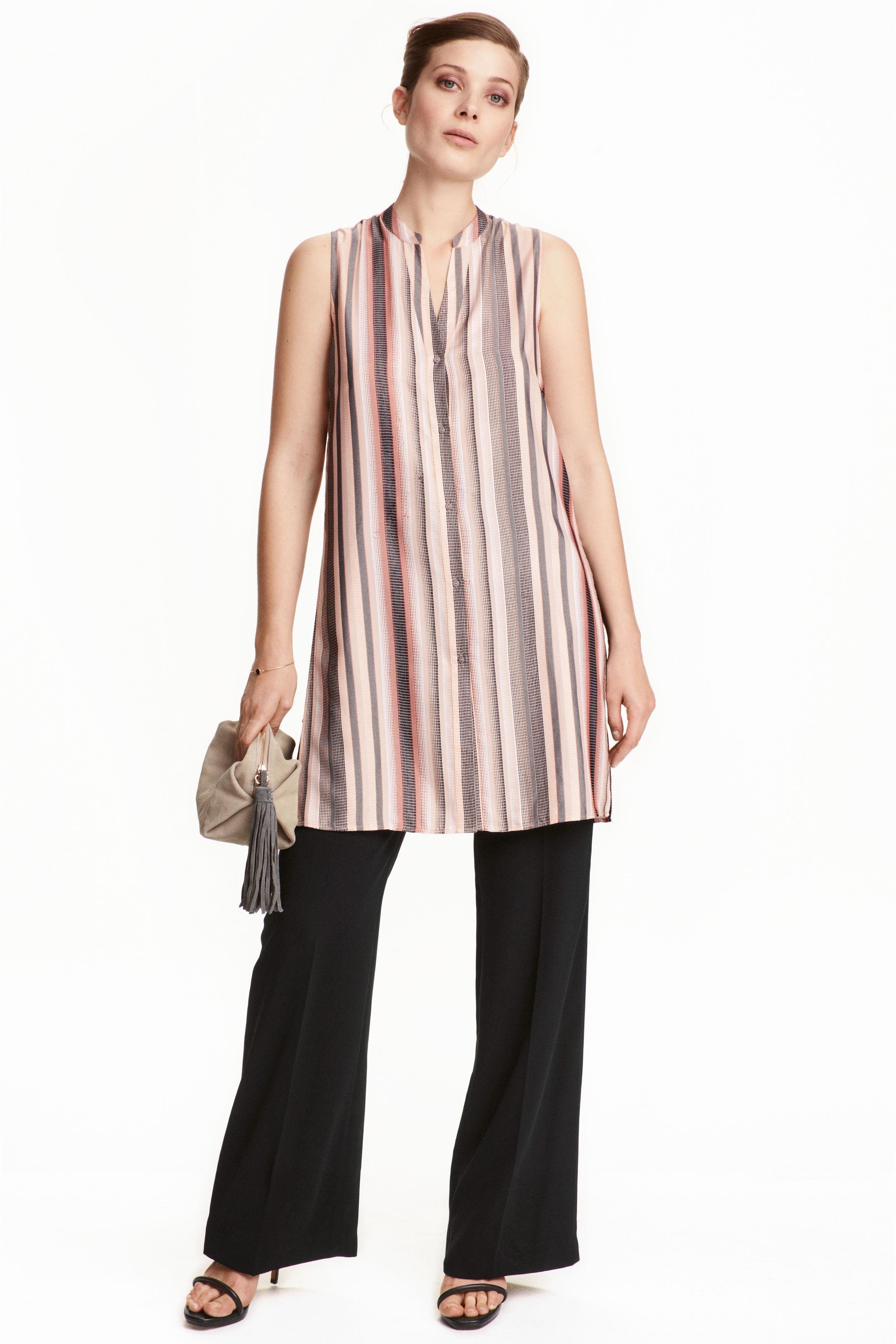 Туніка у смужку р. 34 Бежевий (12-4277004)