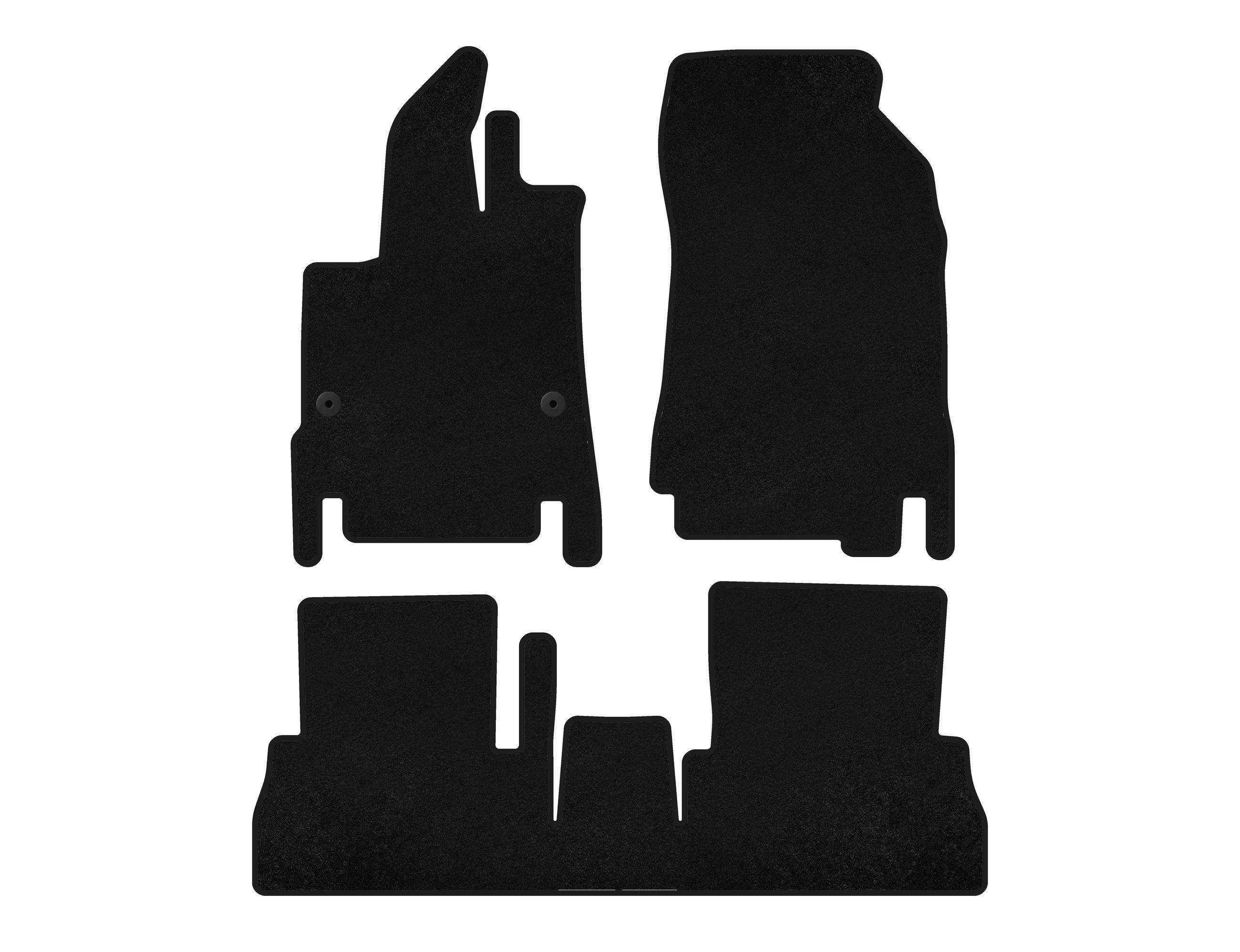 Коврики Digital Designs Classic для Peugeot Partner/Rifter 2019- гг. ткань Черный (136229)