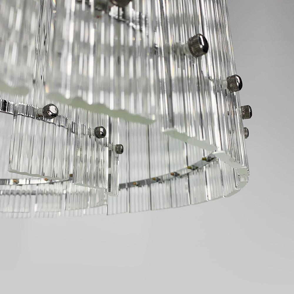 Люстра кришталева кругла із сріблом Ø 80 см (MJ 99-800 CH) - фото 8 Люстра кришталева кругла із сріблом Ø 80 см (MJ 99-800 CH) - фото 8