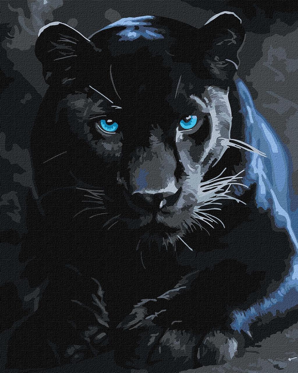 Картина по номерам Ideyka Дикая пантера 40х50 см (2824810087)