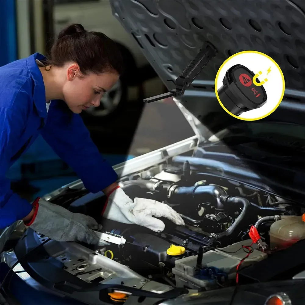 Ліхтарик складаний на магніті 5 режимів від USB COB (234581591) - фото 2 Ліхтарик складаний на магніті 5 режимів від USB COB (234581591) - фото 2