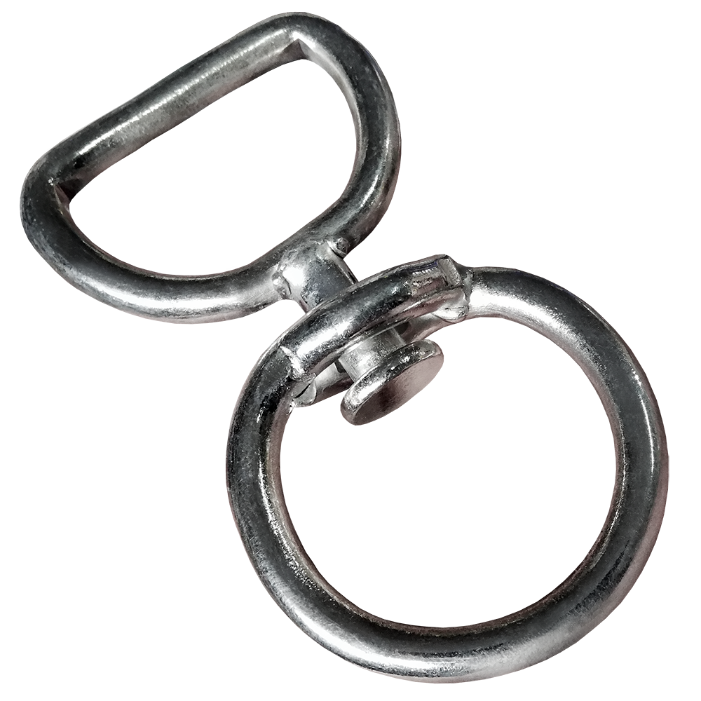 Вертлюг кольцо/полукольцо оцинкованный 6 мм (2216) Вертлюг кольцо/полукольцо оцинкованный 6 мм (2216)