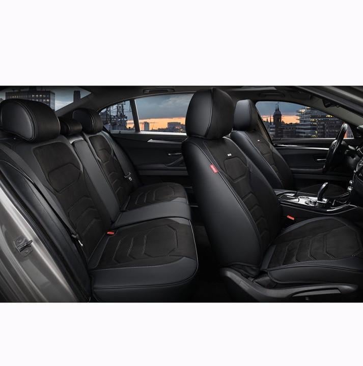 Чохли 5D з алькантари Elegant Verona EL 700 146 на передні та задні сидіння автомобіля Чорний (1562704477)