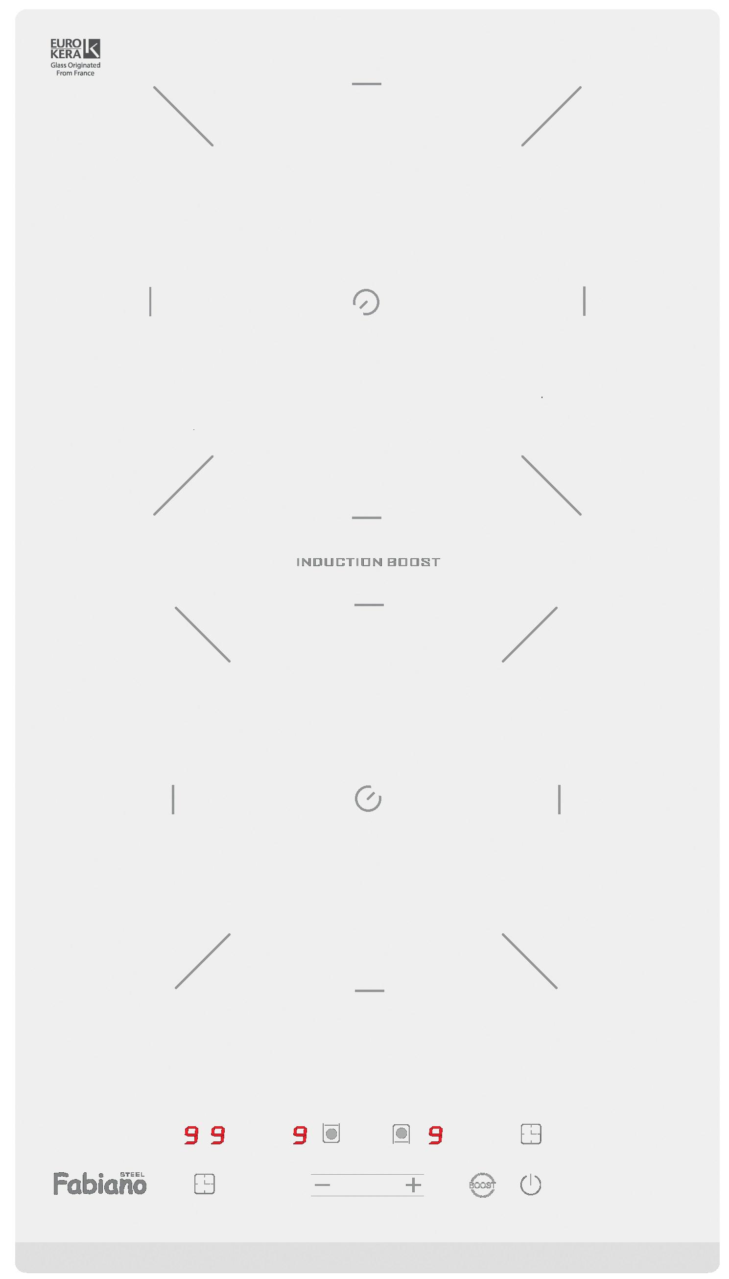 Индукционная панель Fabiano FHI 172 ITC2 White