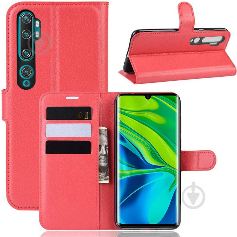 Чохол-книжка Litchie Wallet Xiaomi Mi Note 10 / Mi Note 10 Pro / CC9 Pro Red (hub_VPbu16490) - фото 2