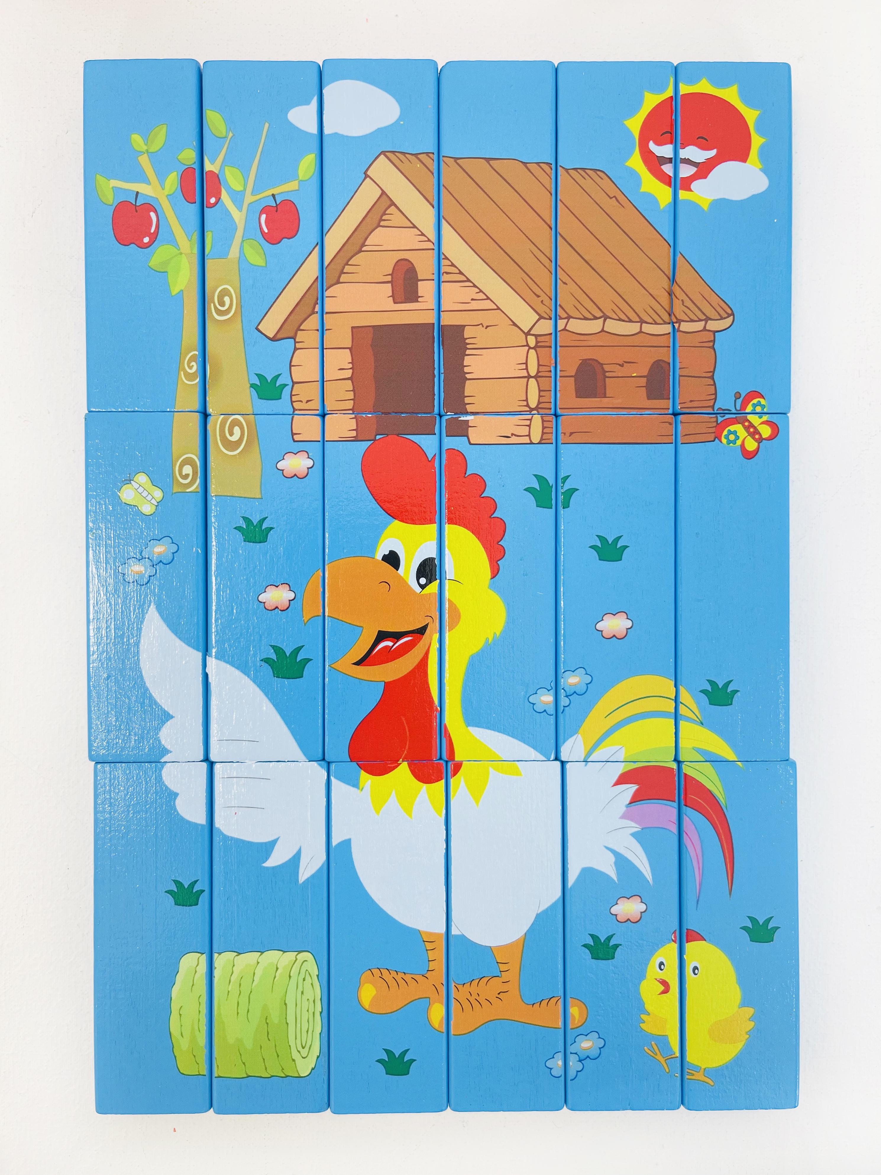 Детская деревянная развивающая игрушка конструктор башня Oray - фото 6 Детская деревянная развивающая игрушка конструктор башня Oray - фото 6