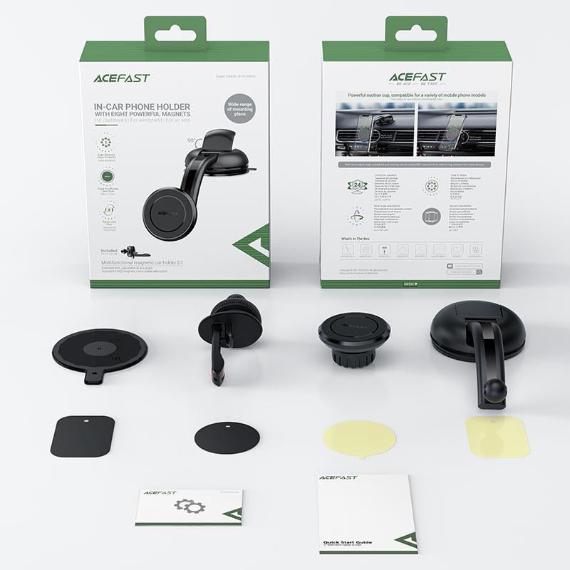 Автодержатель для телефона Acefast D7 multifunctional magnetic car holder (6974316281238) - фото 7