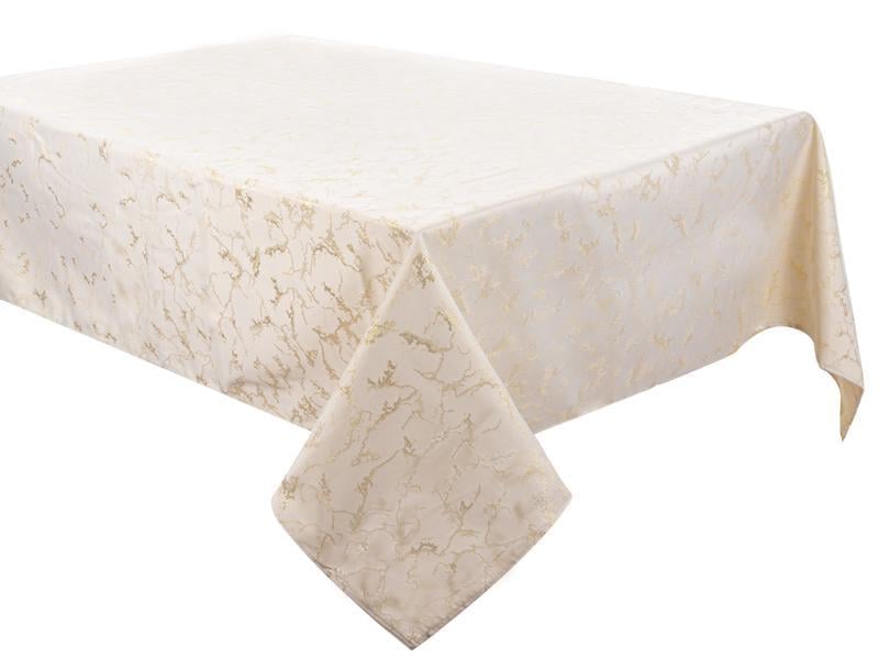 Скатертина тефлонова Lefard Alba lurex teflon oro 160x280 см (715-336)