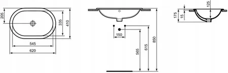 Умывальник Ideal Standard Connect 62 (E504901) - фото 2 Умывальник Ideal Standard Connect 62 (E504901) - фото 2