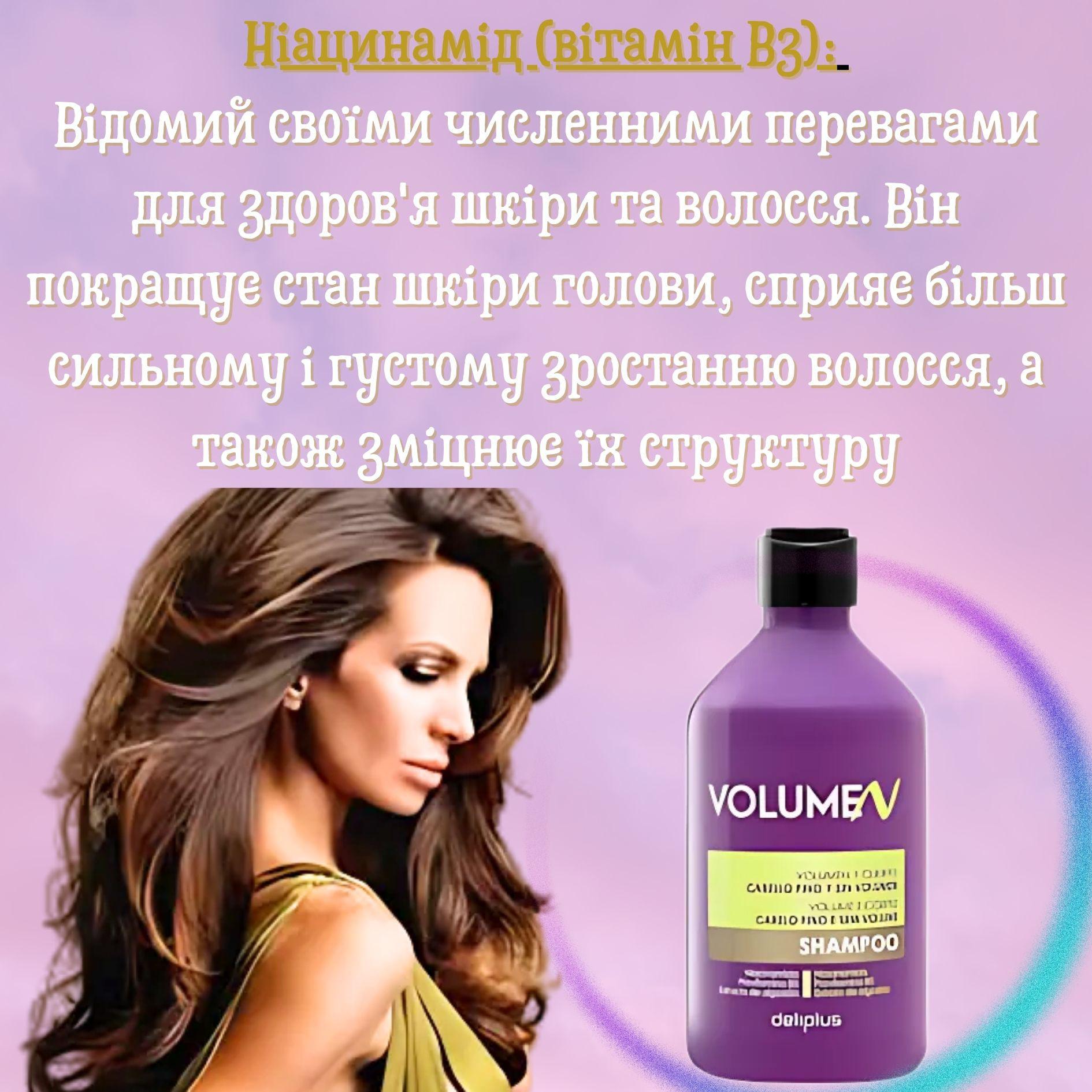 Шампунь Deliplus Volumen для всіх типів волосся 400 мл - фото 3