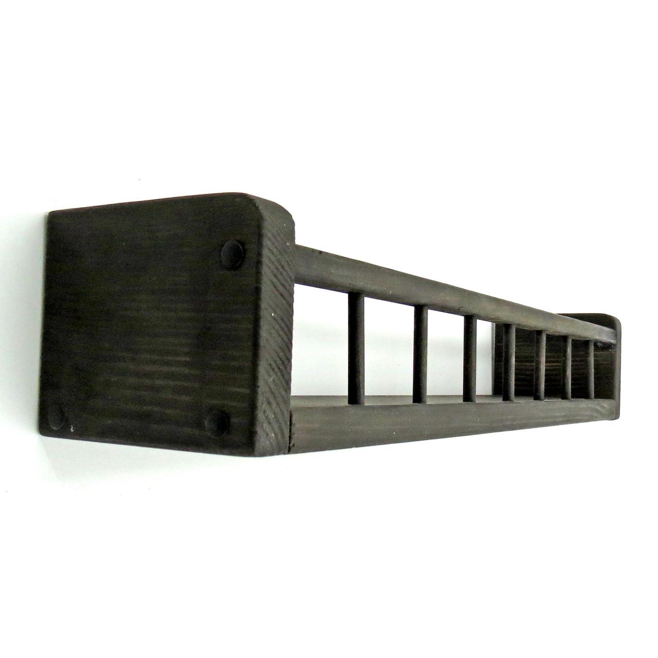 Полка настенная из дерева Эврика 62 см Венге (НСП-628212)