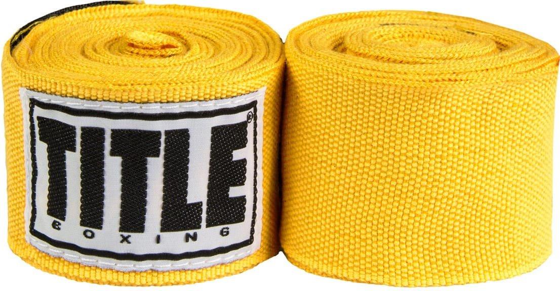 Бинты для бокса TITLE Boxing Select 180" Semi Elastic Mexican 4,5 м Gold (SMHW XL GD)