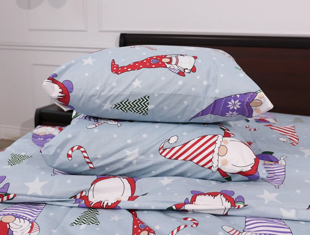 Комплект постельного белья ТМ Черешенька из бязи Gold полуторный 150х220 cм (151020) - фото 3 Комплект постельного белья ТМ Черешенька из бязи Gold полуторный 150х220 cм (151020) - фото 3