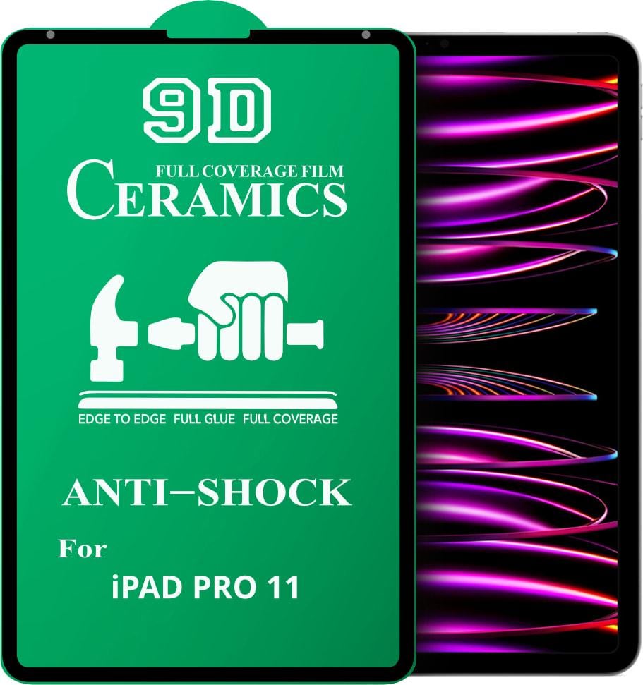 Защитная пленка Ceramics iPad Pro 11 (керамическая 9D) (35015)