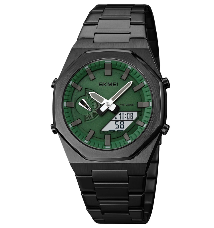 Наручные часы Skmei 1816BKGNWT Black/Green/White