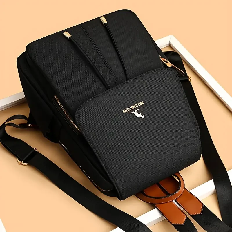 Рюкзак жіночий маленький Чорний (Р-015) - фото 3 Рюкзак жіночий маленький Чорний (Р-015) - фото 3