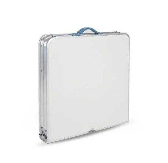 Стіл розкладний для пікніка з отвором для парасольки та 4 стільці Білий (AWN-00318) - фото 2 Стіл розкладний для пікніка з отвором для парасольки та 4 стільці Білий (AWN-00318) - фото 2