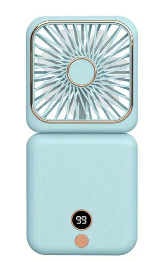 Вентилятор складной F28 Mini Fan с USB-зарядным ручным/настольный аккумулятором (L-022)