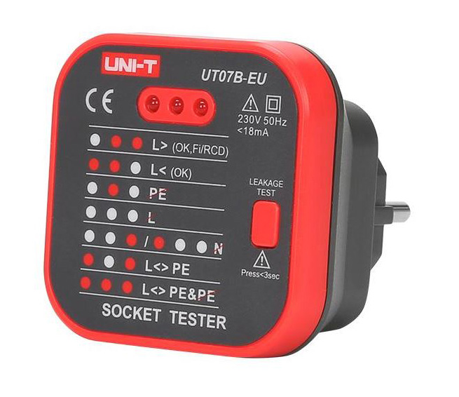 Тестер сетевой UNI-T UT07B-EU 230 В (15072967359)