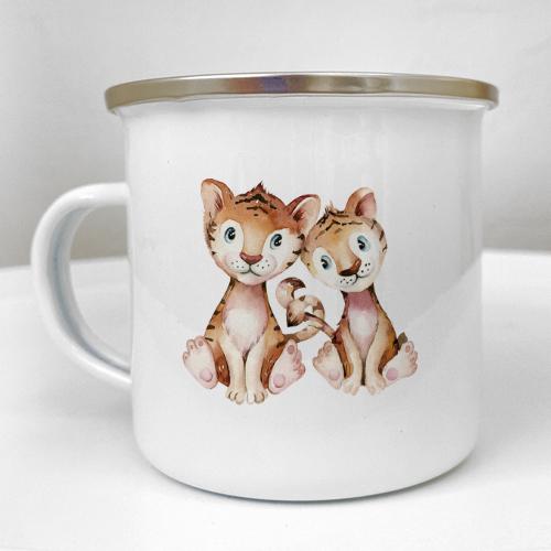 Кружка металлическая Camper Тигрики 250 мл (KRM_23S092)
