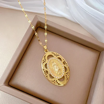 Подвеска на шею с образом Девы Марии (G00046) - фото 9 Подвеска на шею с образом Девы Марии (G00046) - фото 9