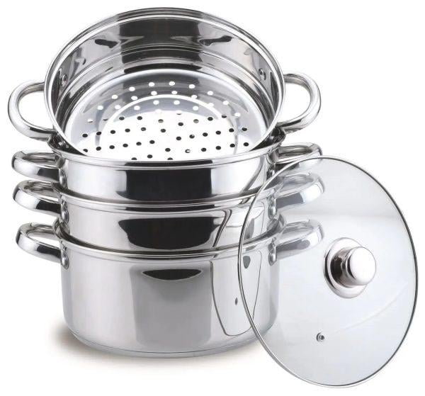 Пароварка-мантоварка Bohmann 5 л 5 предметов (23755576) - фото 4