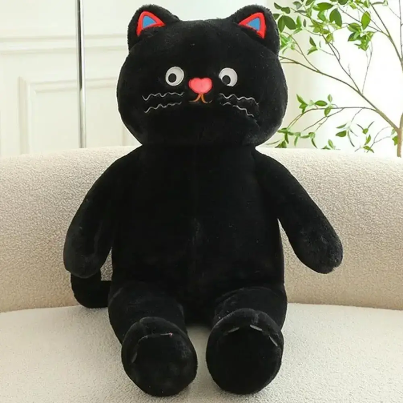 Мягкая игрушка плюшевая Кот пушистый 62 см Черный (2564944154)