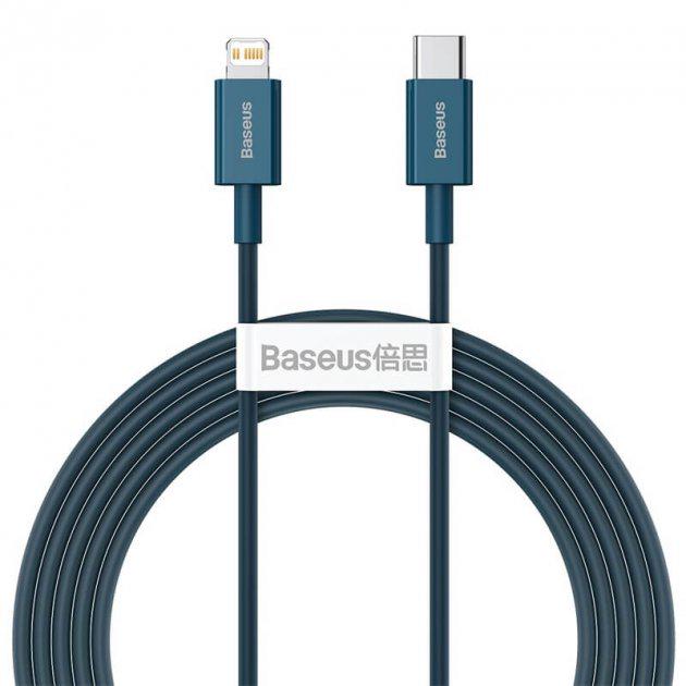 Кабель Baseus Type-C to Lightning Superior Series Fast Charging Data Cable 2 м CATLYS-C03 Blue (b6cfe86c)