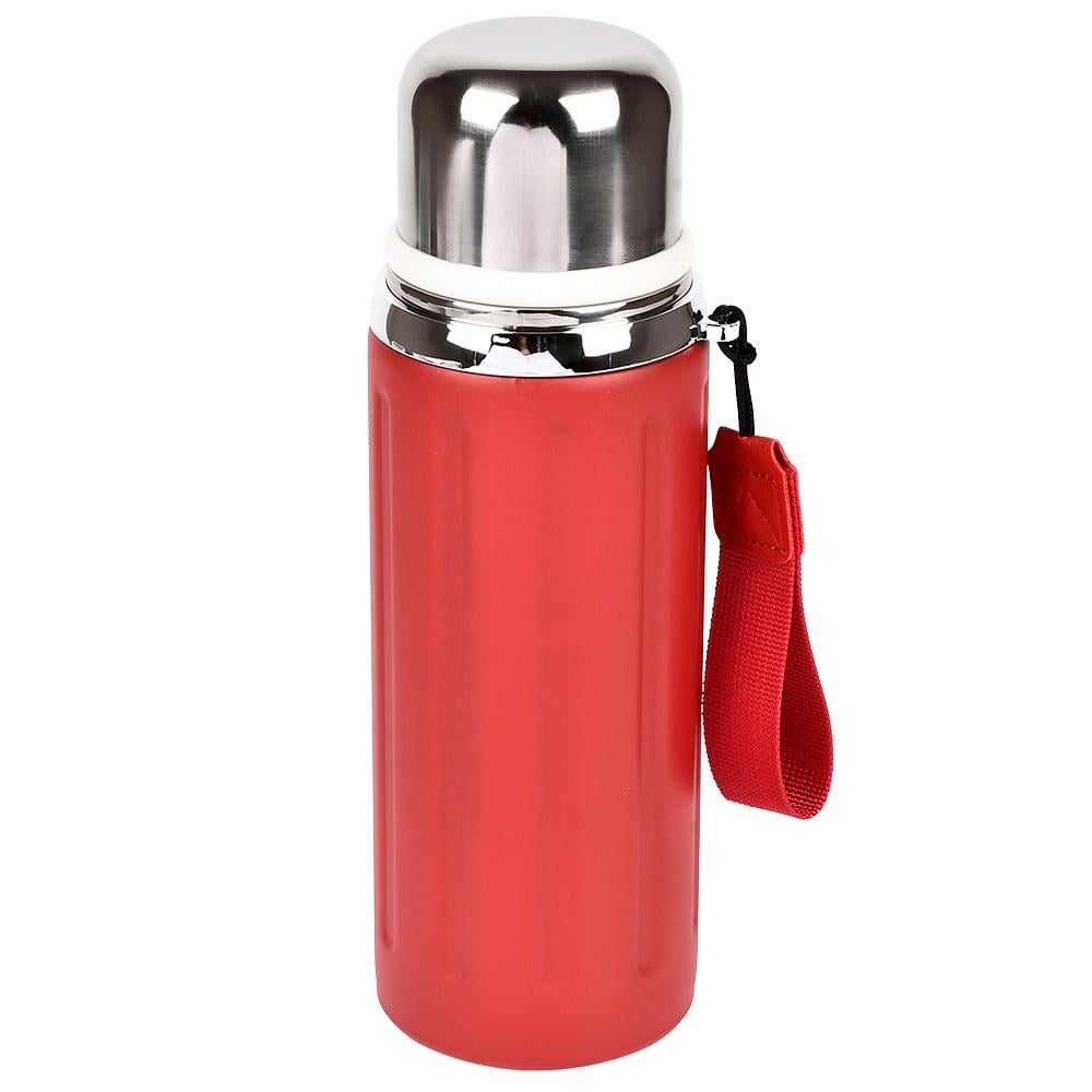 Термос з нержавіючої сталі з кришкою-чашкою 600 мл Red (32847597)