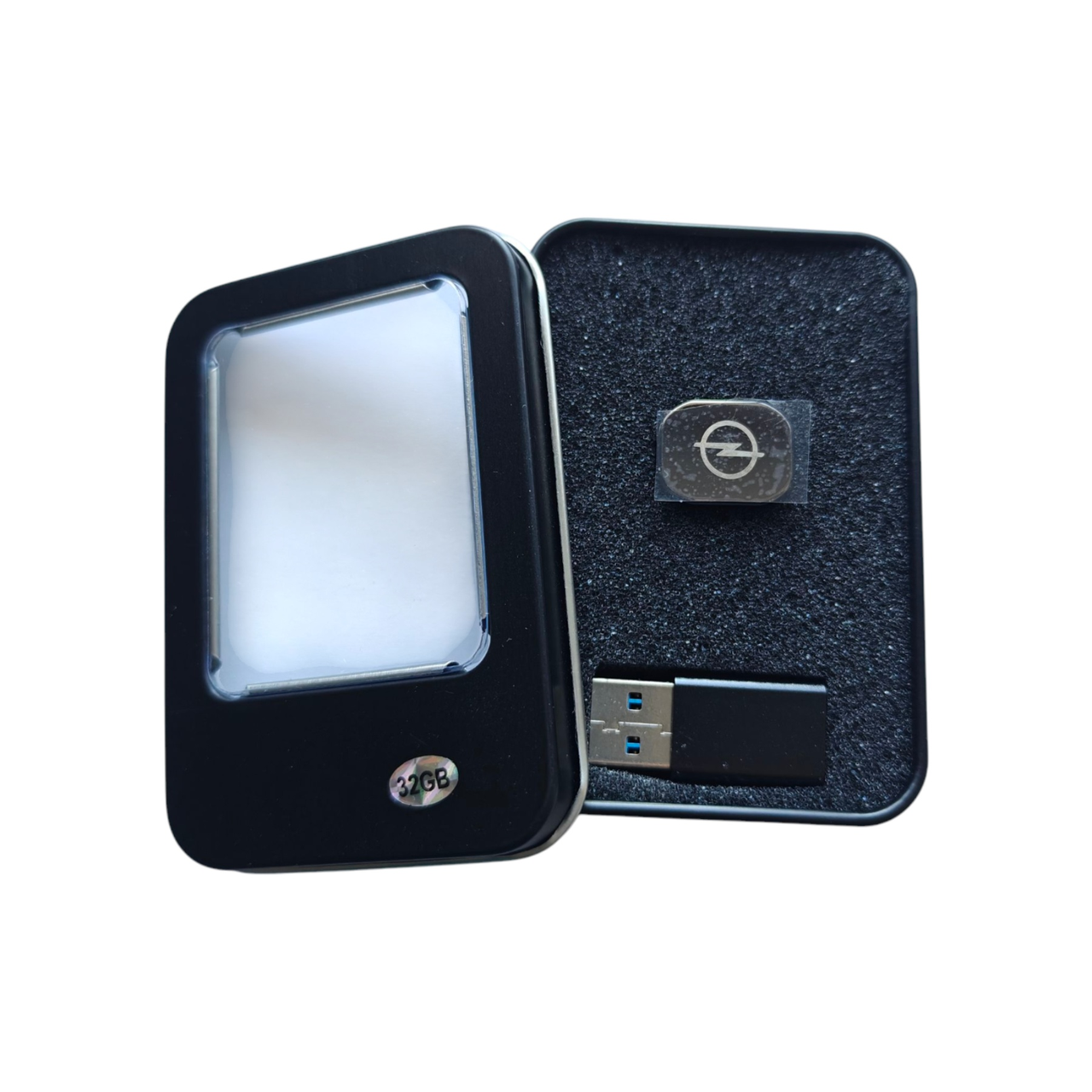 Флеш-пам'ять USB з логотипом авто Opel 32 ГБ Type-C з перехідником USB (2555563745)