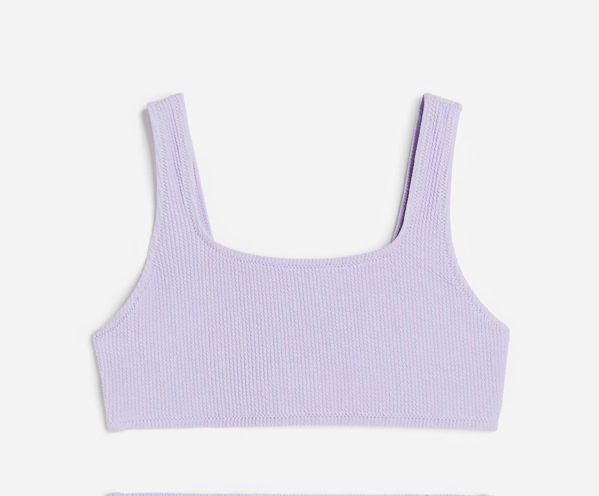 Купальный топ H&M 1123276 146-152 см Сиреневый
