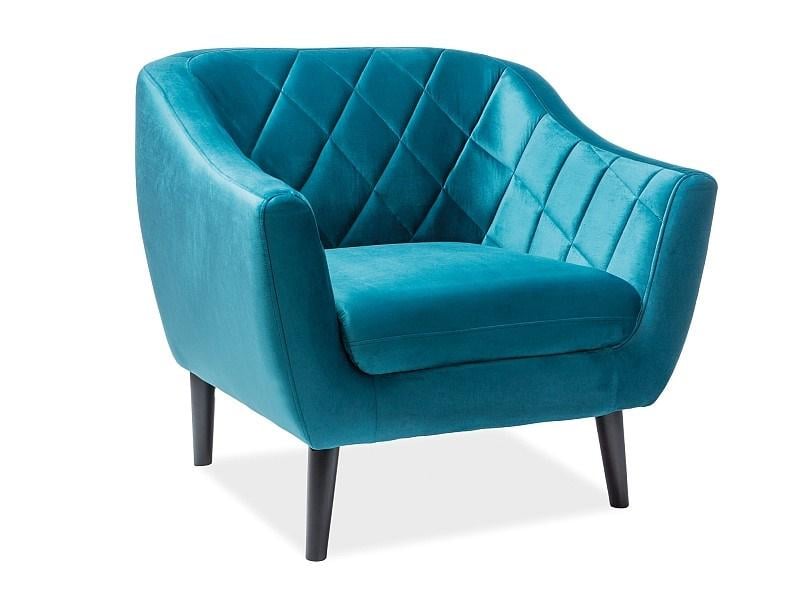 Кресло Molly Velvet 1 Бирюзовый (MOLLY1V85TU)