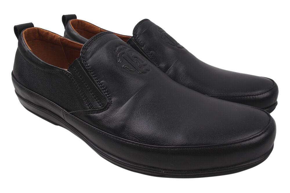 Туфли мужские Brionis из кожи р. 41 Черный (85-20DTC)