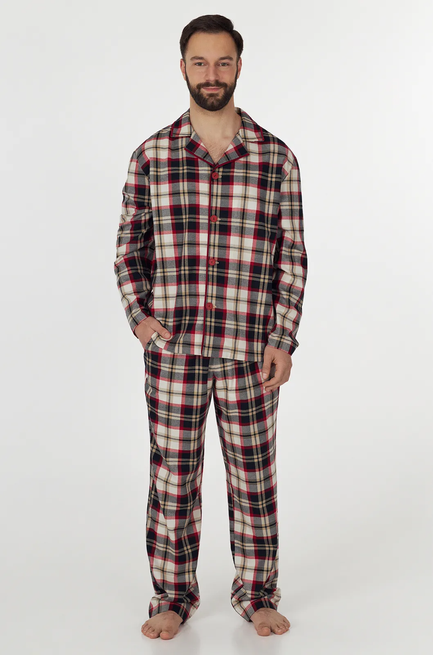 Пижама мужская Ellen MEIRLOT 5383/03/02 L Бордовый (31329418)