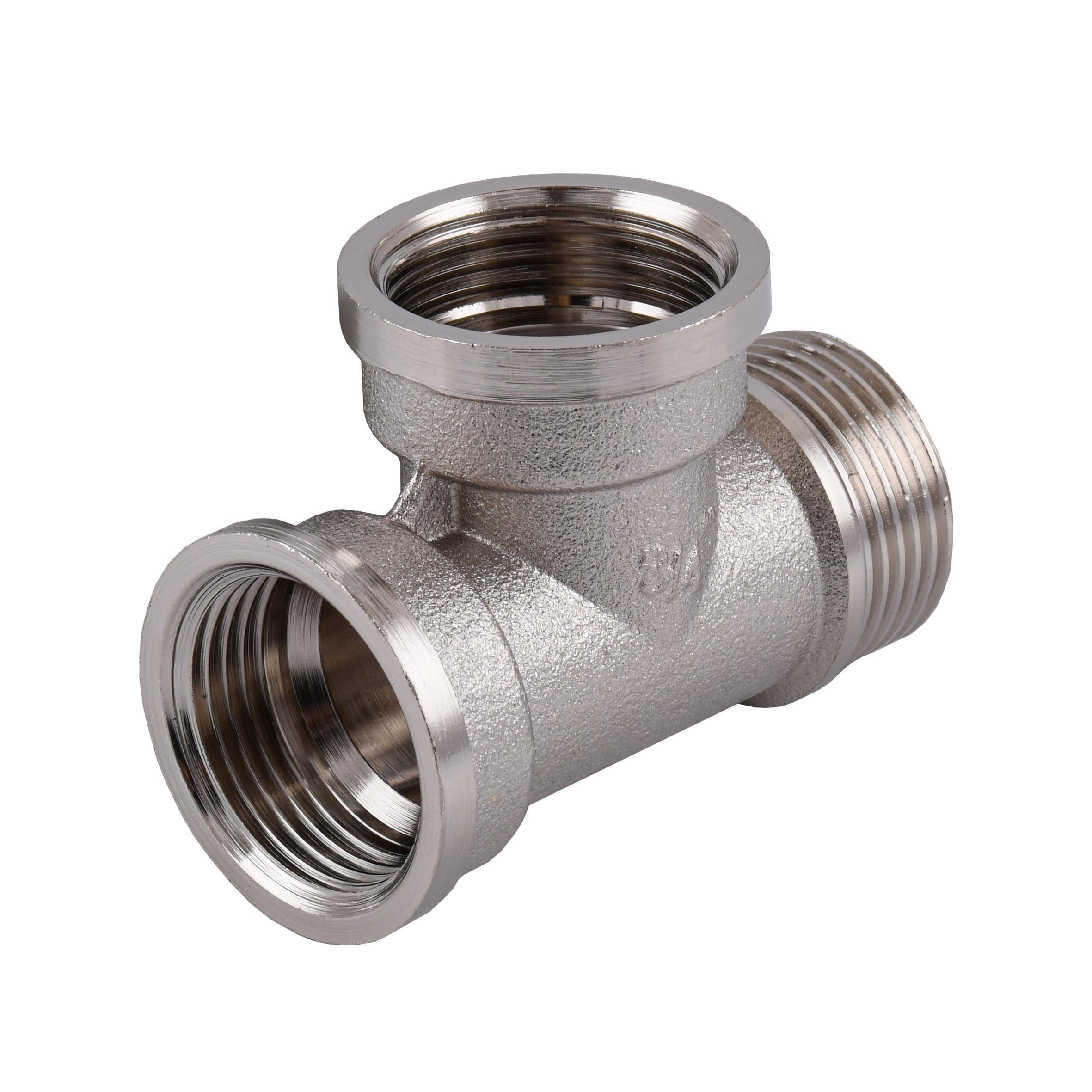 Тройник никелированный Optimum 3/4"ВВЗ NT444S (000030811) Тройник никелированный Optimum 3/4"ВВЗ NT444S (000030811)