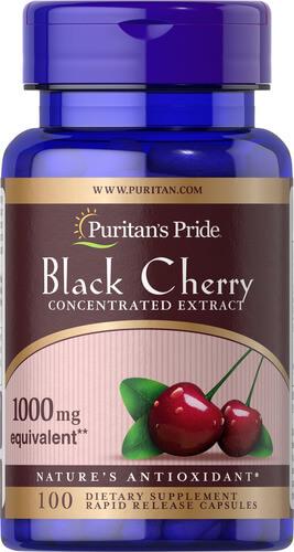 Вишневый экстракт Puritan's Pride Black Cherry Extract 1000 мг 100 caps (15691)