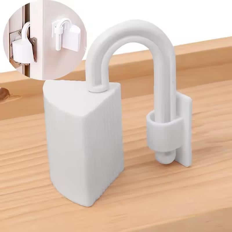 Стопер на петлі дверей від випадкового закриття із самоклейною основою Білий (3000003858) - фото 2