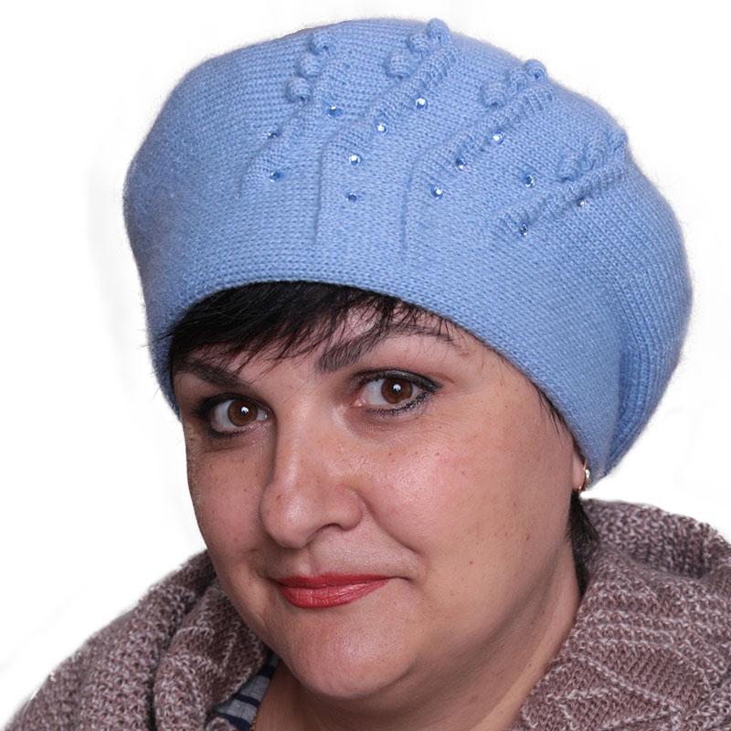 Берет шерстяной Lirus Beep Голубой (70196)