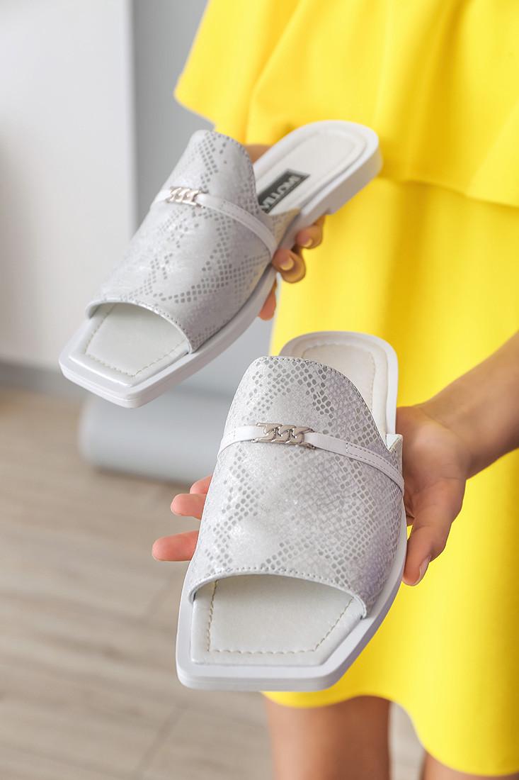 Шлепанцы женские v7-073-01b р. 37 Серебристый (1940477434) - фото 2 Шлепанцы женские v7-073-01b р. 37 Серебристый (1940477434) - фото 2