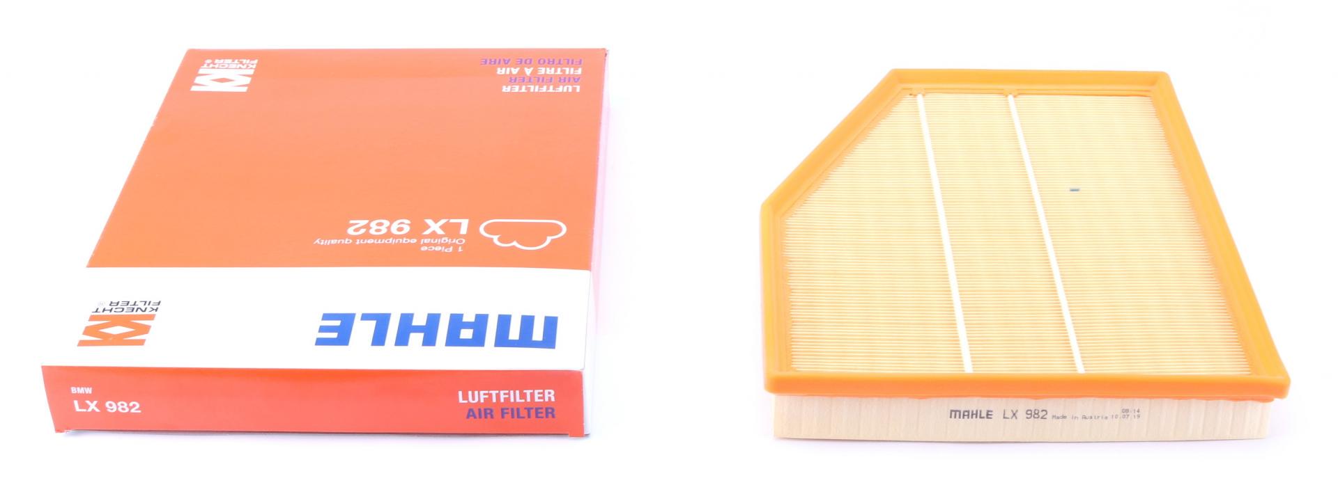 Фильтр воздушный KNECHT для BMW 5 E60 2,0/4,4-4,8 03-10/6 E63 4,4/4,8 04- (LX 982)
