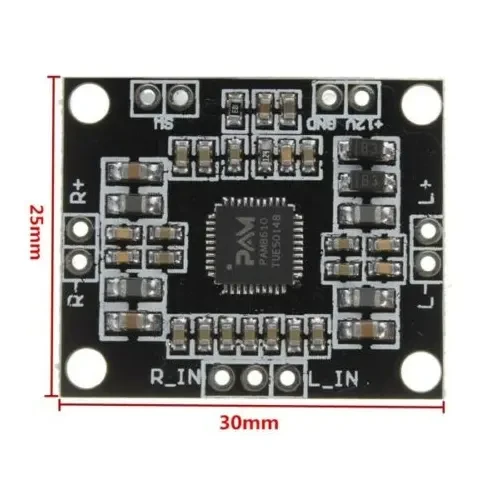 Усилитель аудио мощности звука PAM8610 2х15 Вт - фото 4