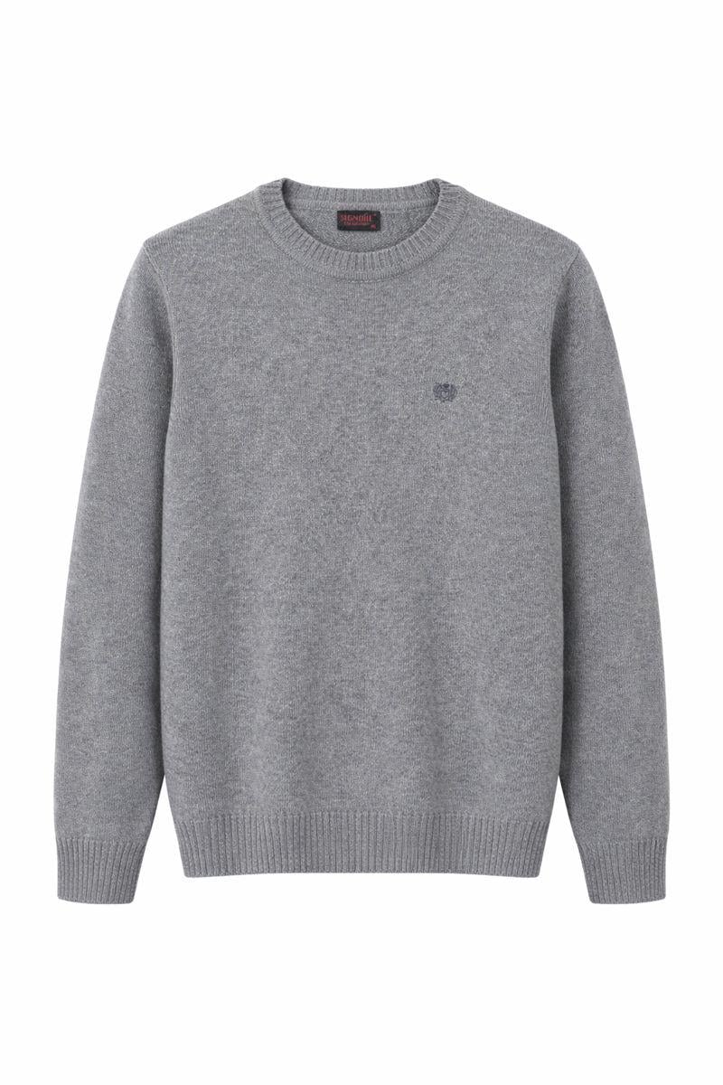 Свитер мужской вязаный XL Серый (2612746)
